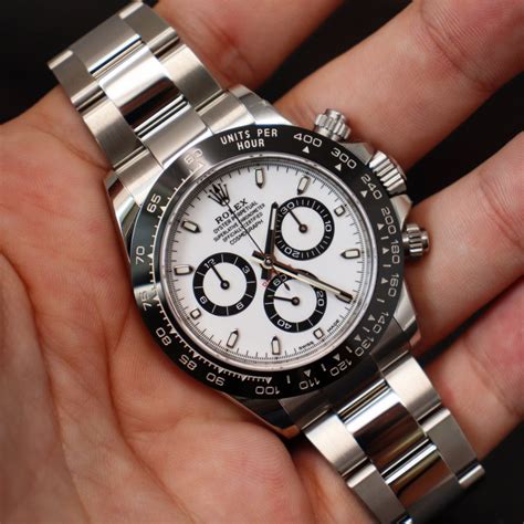 rolex black and white daytona|rolex daytona price uk.